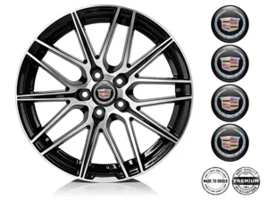 Cadillac Édition Autocollants Cache-Moyeu Style Bombé